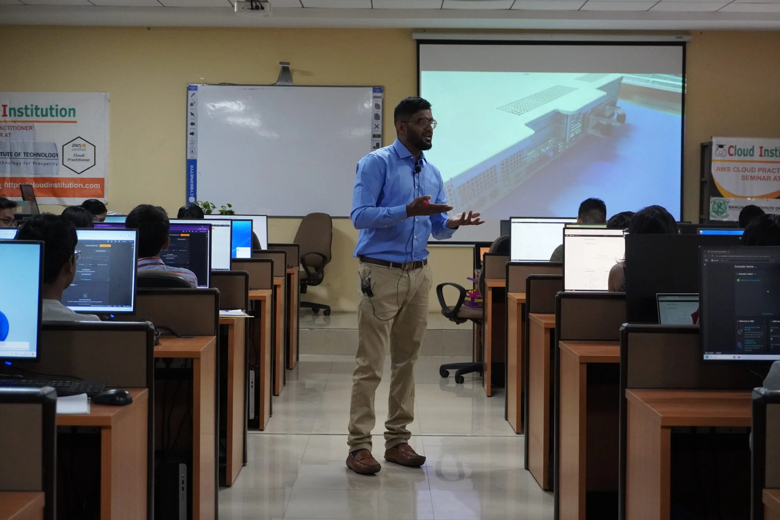 Modern classroom facility