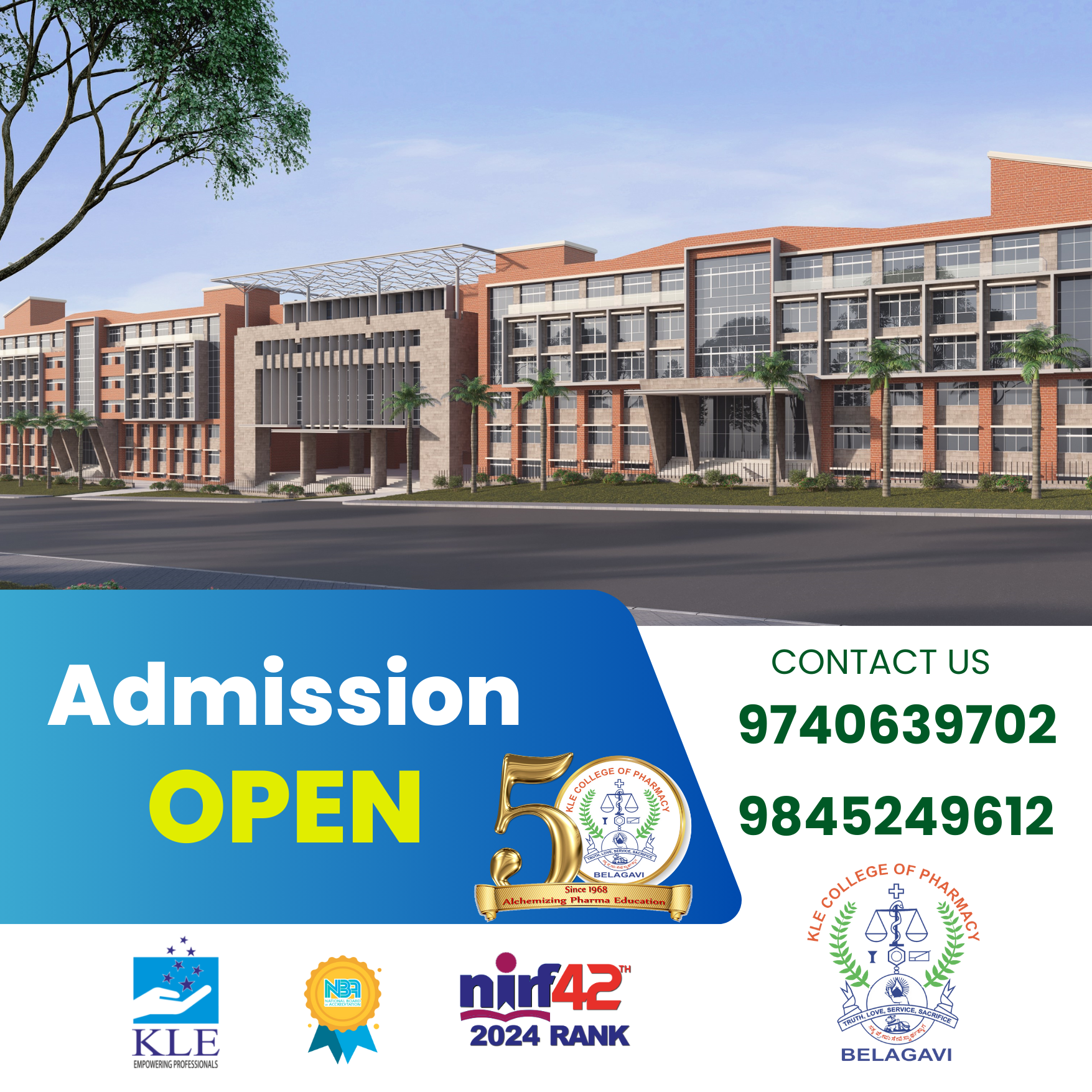 KLE College of Pharmacy Belagavi campus photo