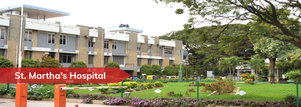 St. Martha’s Nursing College Bangalore campus in 