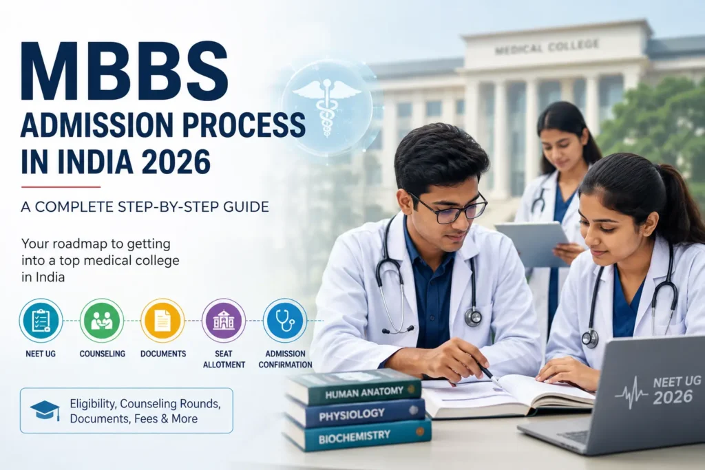 MBBS Admission Process in India 2026: A Complete Step-by-Step Guide
