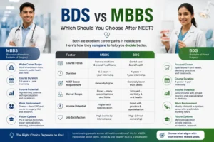 BDS vs MBBS: Which Should You Choose After NEET?